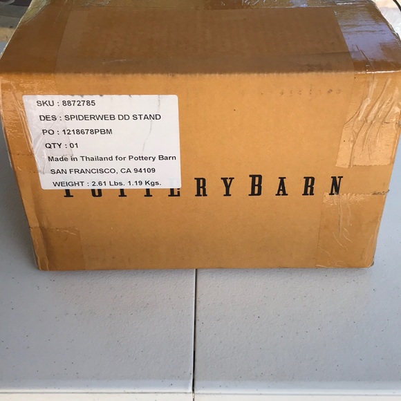 Pottery barn spiderweb drink dispenser stand - Picture 6 of 6